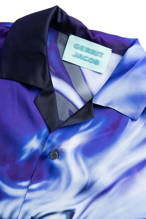GERRIT JACOB – SATIN PRINTED SHIRT LILAC 5