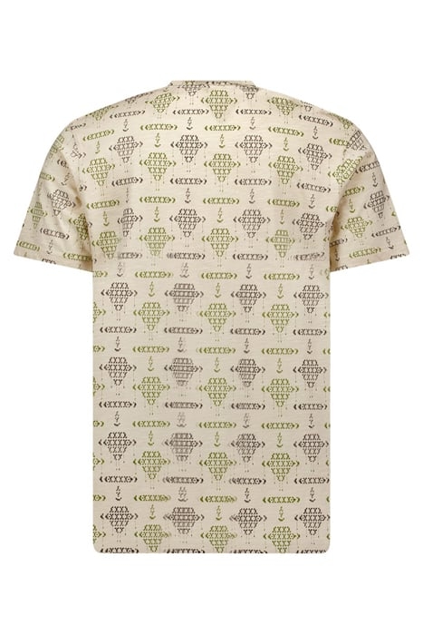 T-SHIRT CREWNECK ALLOVER PRINTED SLUB CEMENT 2