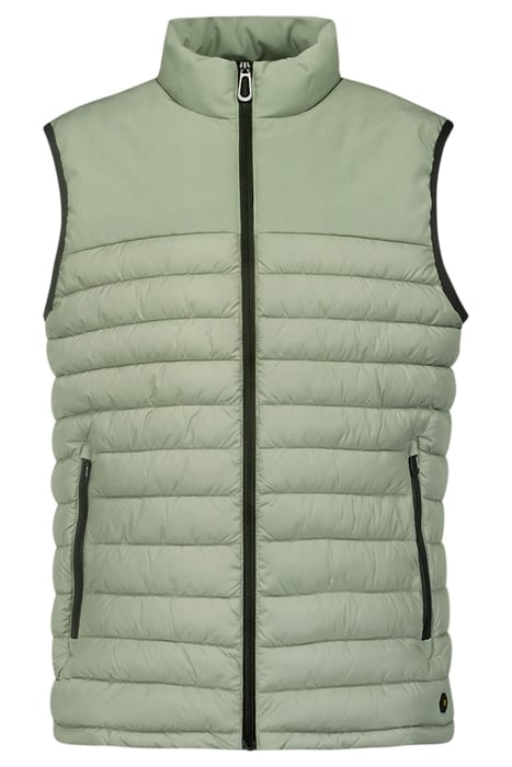 BODYWARMER PADDED LIGHT ARMY 4