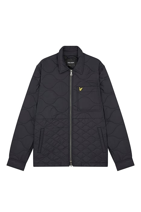 QUILTED OVERSHIRT BLACK ICE 4