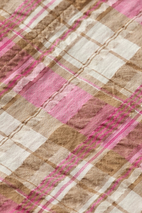 WESTERN CHECK SHIRT TAUPE BERRY CHECK 8