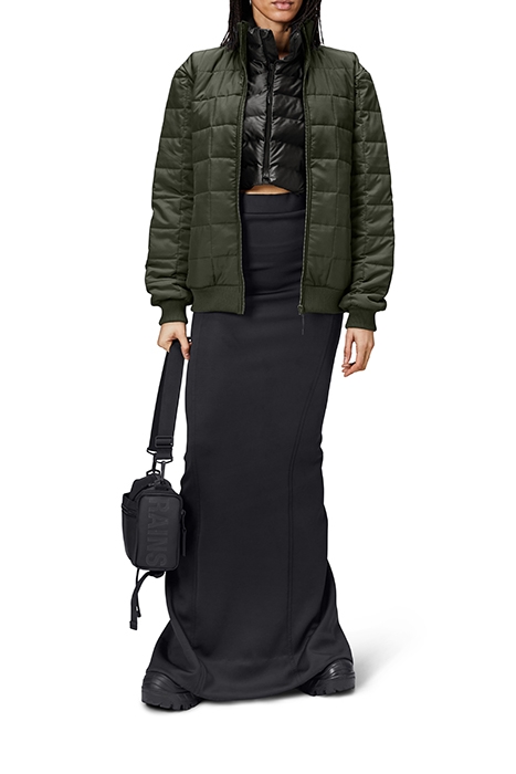 UNISEX LINER HIGH NECK JACKET W1T1 GREEN 7