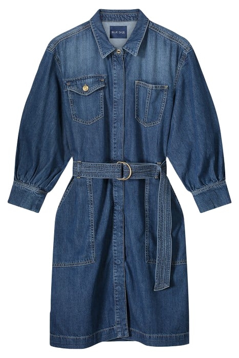 DENIM DRESS LIGHT WEIGHT COTTON TENCEL DENIM 1