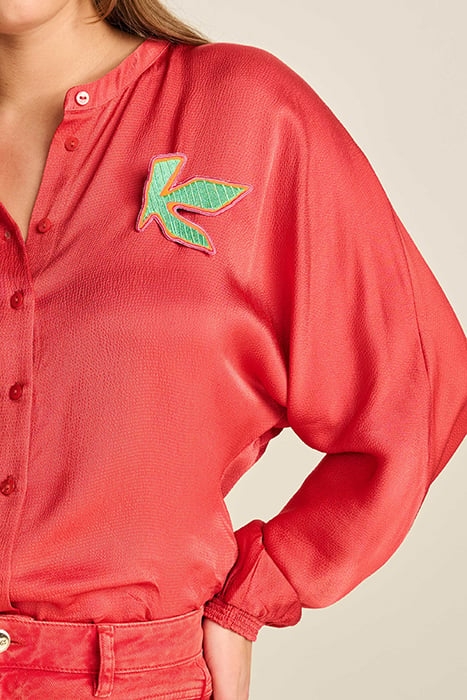 BLOUSE - BAKED RED ORANGE 6