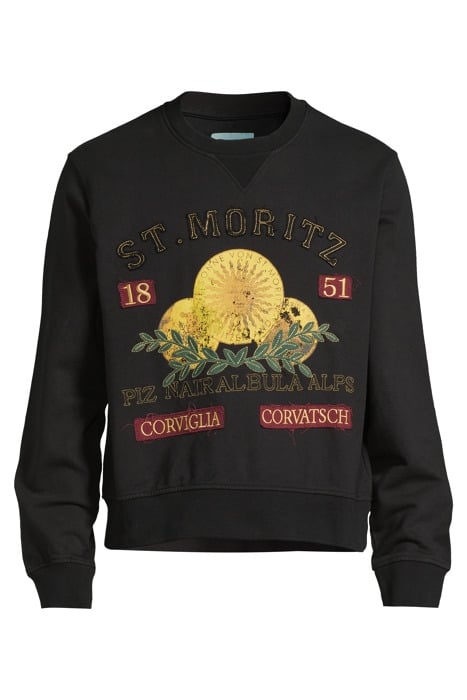 BALLY – ST. MORITZ COTTON CREWNECK BLACK 3