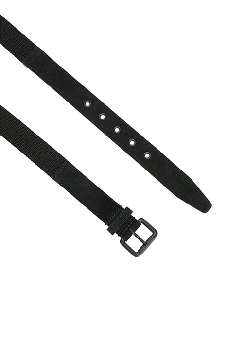 SUEDE WEBBING BELT BLACK 2