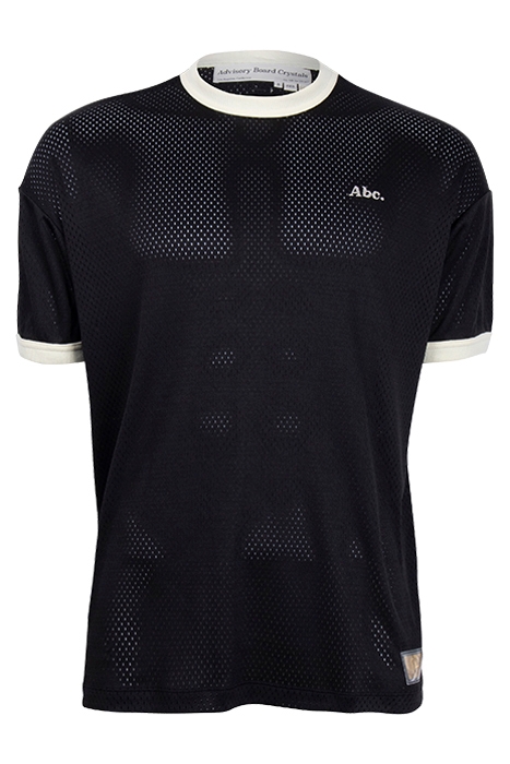 ABC. – MESH S/S RINGER TEE BLACK 1