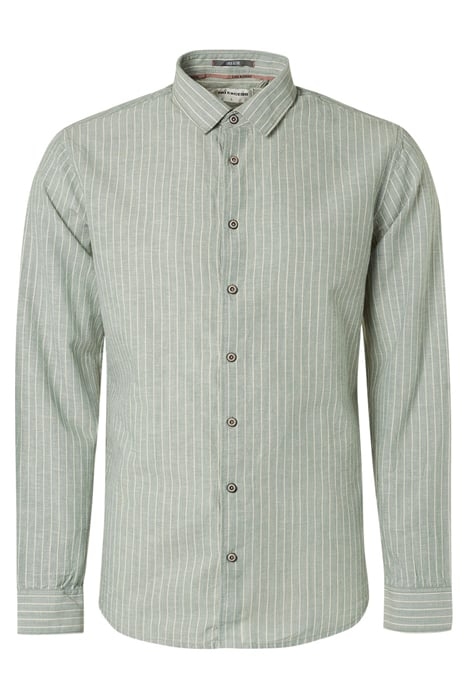 SHIRT STRIPES WITH LINEN ZINC 4