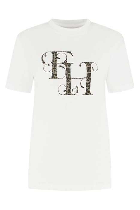 LEOPARD LOGO T-SHIRT WHITE 1