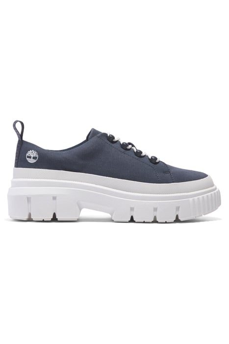GREYFIELD LACE UP SHOE DARK BLUE CANVAS 1