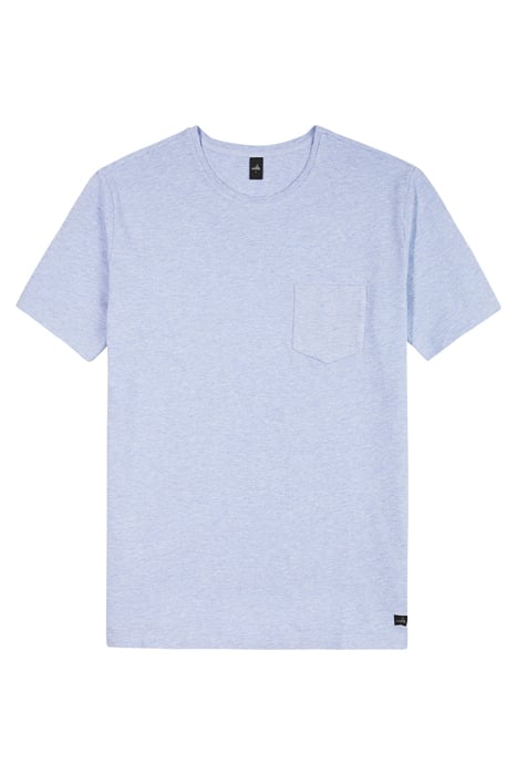 DEAN | PIQUÉ T-SHIRT LIGHT MARL BLUE 1