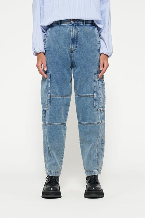 SOFT DENIM WORKWEAR PANTS NIGHT SKY 1