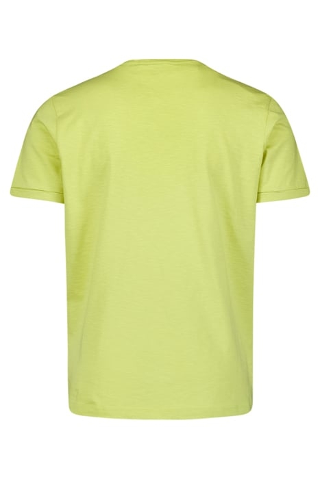 T-SHIRT CREWNECK SLUB LIME 5