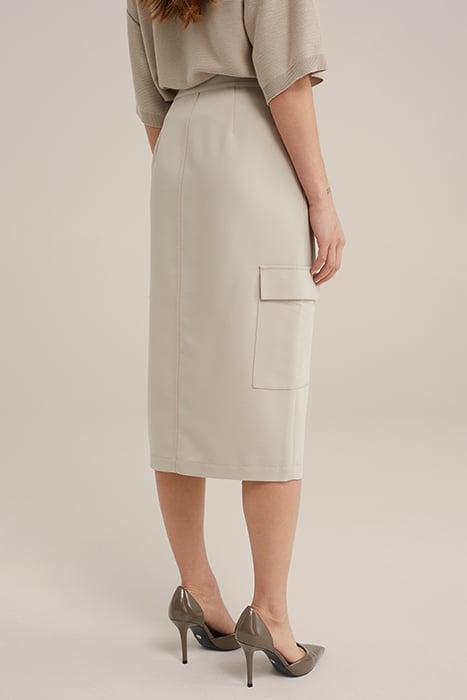 SKIRT MEDIUM LENGTH BEIGE 2