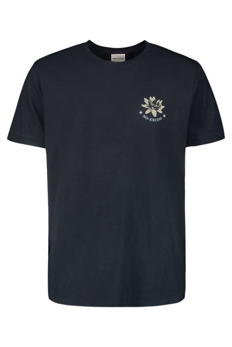 T-SHIRT CREWNECK PLACED PRINTS GARMENT DYED SLUB NIGHT 4