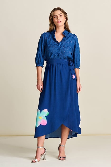 SKIRT - INK BLUE BLOSSOM BLUE 5