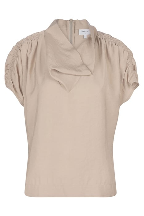 BLOOM DRAPEY DETAILED TOP DRY SAND 3
