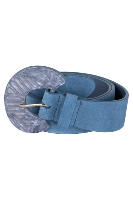 APIS - LAPIZ BLUE BELT IN CERTIFIED SUEDE LEATHER 1
