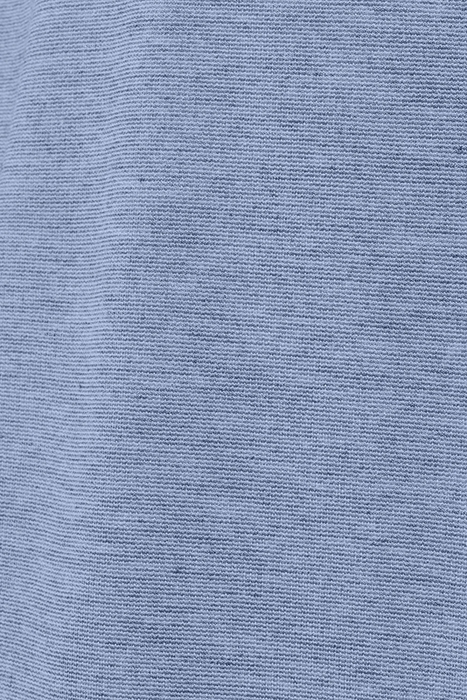 SHIRT SHORT SLEEVE JERSEY STRETCH MELANGE COBALT 7