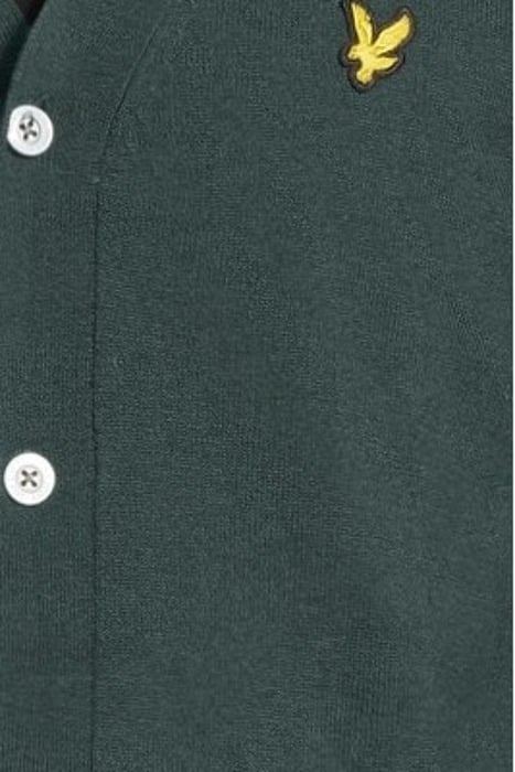 COTTON MERINO V NECK CARDIGAN ARGYLE TEAL 5