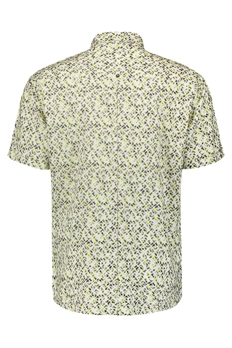SHIRT SHORT SLEEVE ALLOVER PRINTED LIME 5