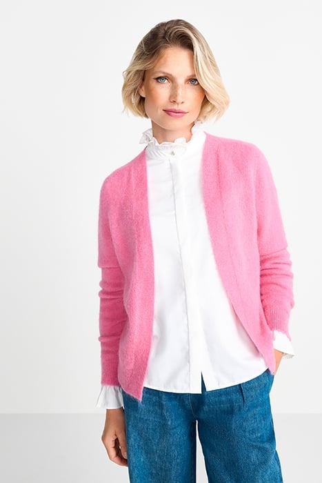 COZY CARDIGAN RECYCLED FRENCH PINK 1