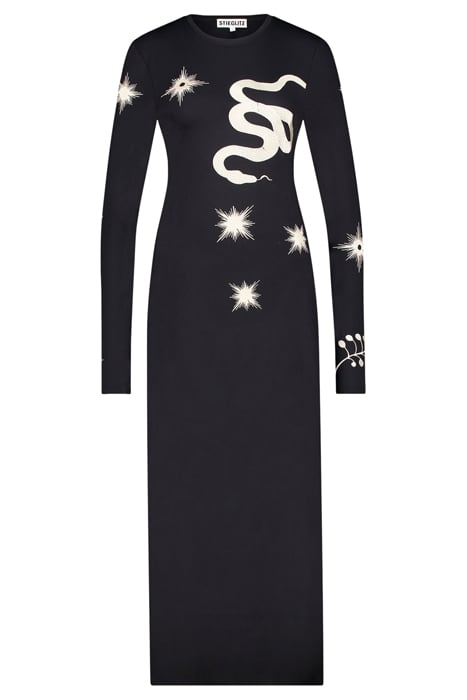 SISSY EMBRO DRESS BLACK 1