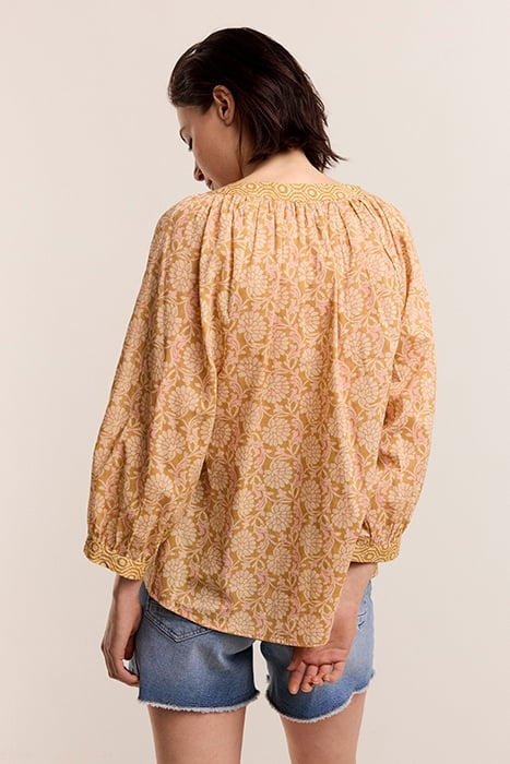 TOP BLOCKPRINT SOFT CAMEL 2