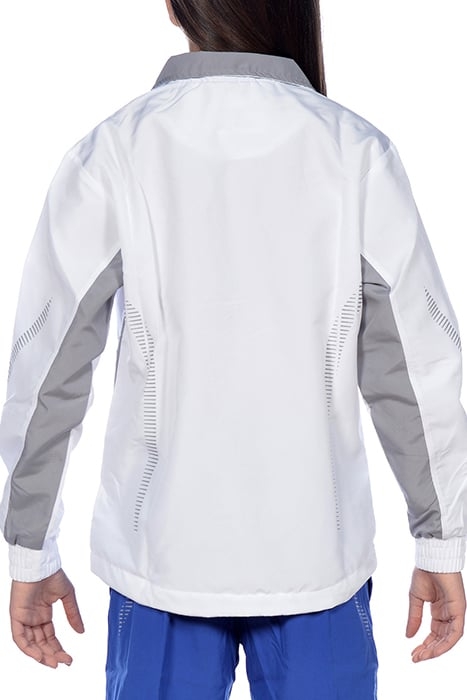 JR TL WARM UP JACKET WHITE-GREY 4