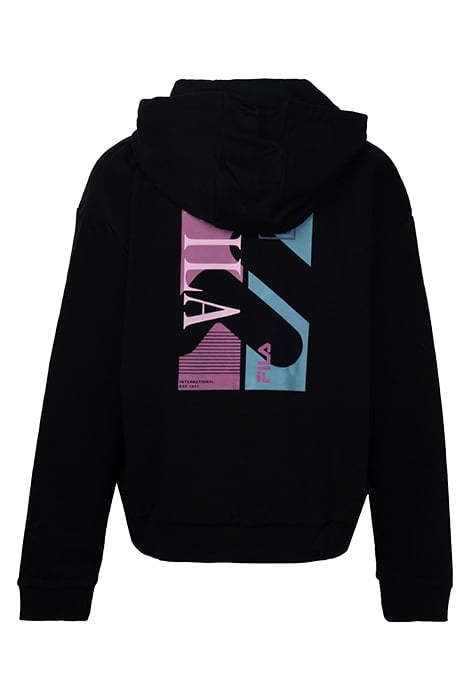 SUZANO HOODED SWEAT JACKET BLACK 2