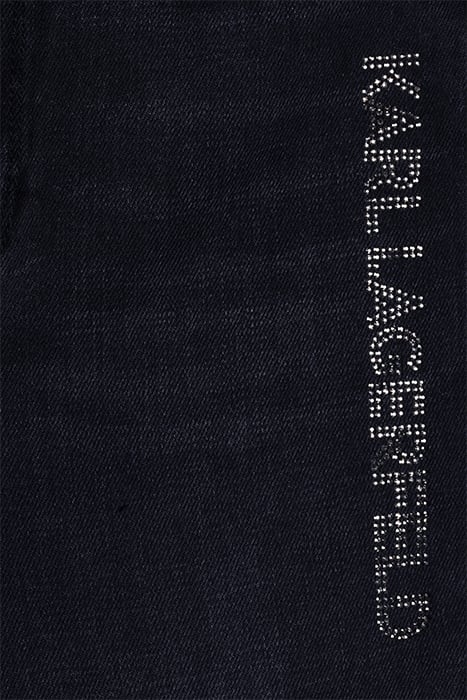 SKINNY LOGO DENIM BLACK 3