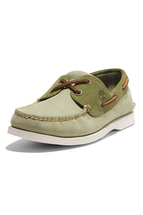 CLASSIC BOAT BOAT SHOE LIGHT GREEN NUBUCK 7