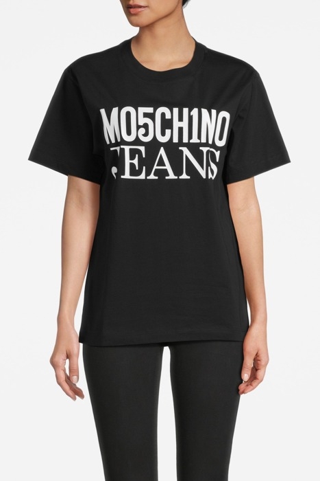 LOGO PRINT JERSEY T-SHIRT BLACK 1