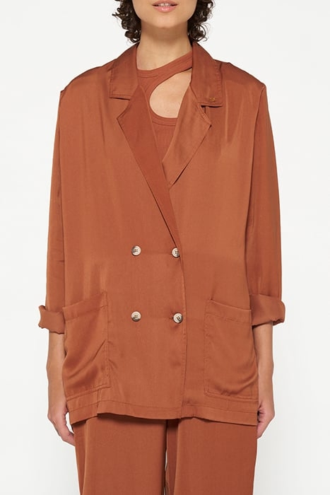 CUT OUT TANK TOP RIB SADDLE BROWN 5