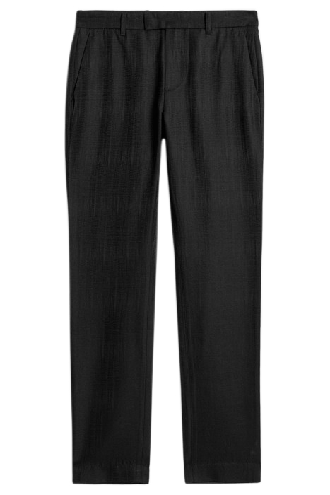 SLIM FIT PANTS WITH WELT HIP POCKET AND BLACK 2