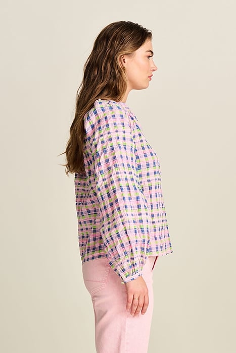 TOP - CHECKS PINK MULTI COLOUR 5