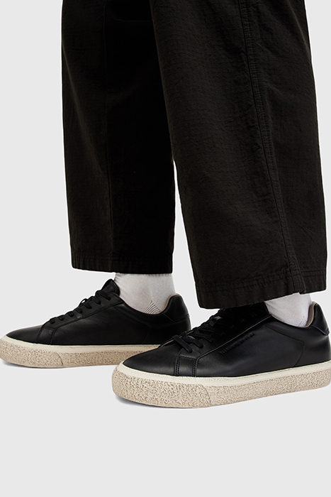 KLOP LTHR LOW TOP BLACK 2