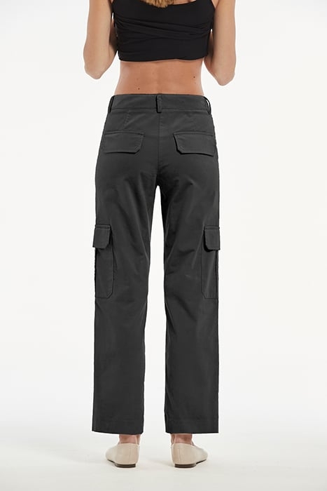 STRETCH COTTON ANDREU TROUSERS BLACK 2