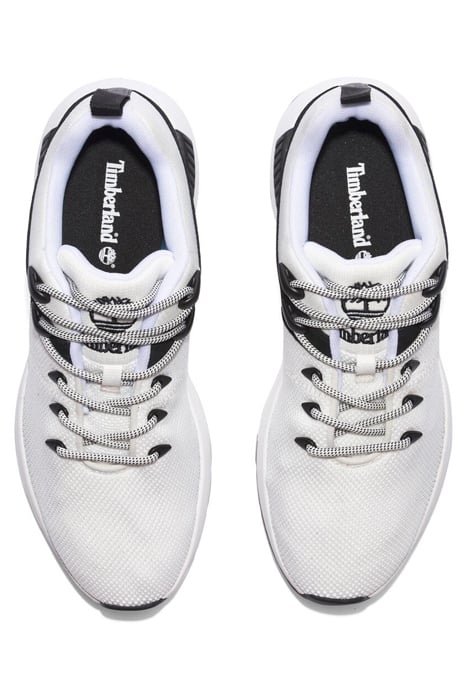 SPRINT TREKKER LOW LACE UP SNEAKER WHITE KNIT 3