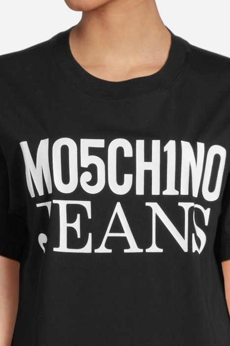 LOGO PRINT JERSEY T-SHIRT BLACK 4