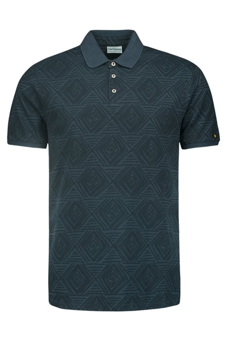 POLO PIQUE ALLOVER PRINTED STRETCH NIGHT 4