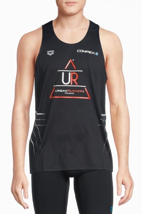 M A-ONE MESH TANK TOP BLACK UR 1