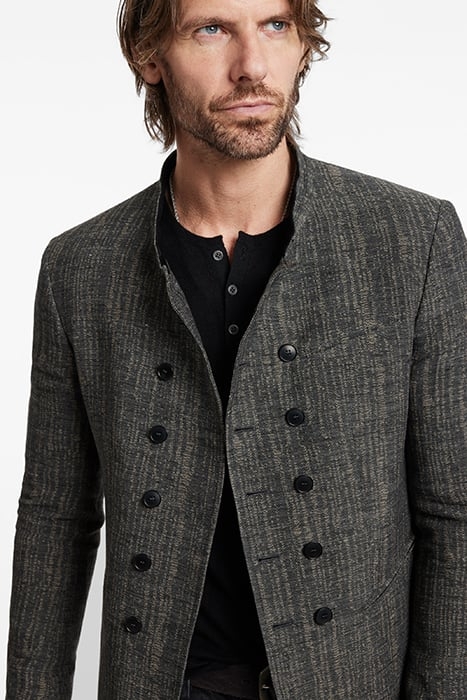 SLIM FIT DBL BREATED MULTI BUTTON JACKET KALAMATA 3