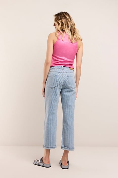 SLIM FIT JEANS LIGHT COTTON SHINE DENIM 2