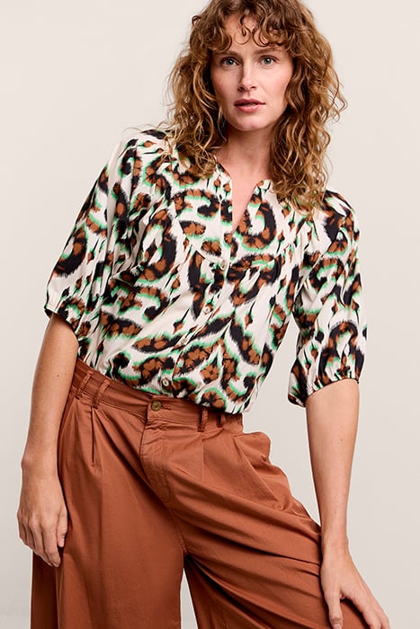 BLOUSE ORNAMENT PRINT MULTICOLOUR 1