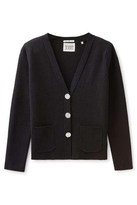 STRUCTURED SHOULDER CARDI BLACK NIGHT 3