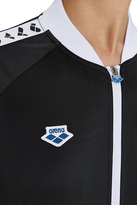 W RELAX IV TEAM JACKET BLACK-WHITE-BLACK 6