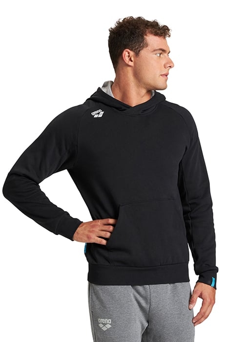 TE HOODY SWEAT BLACK-BLACK 2