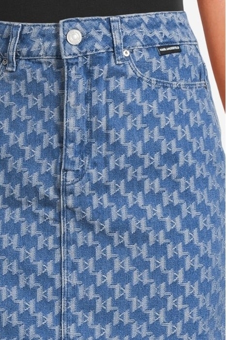MONOGRAM JCQ DENIM SKIRT MONOGRAM DENIM 4