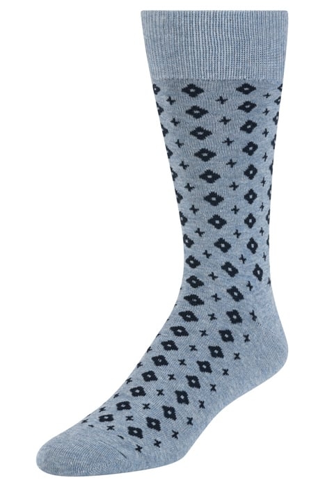 3PK MENS NON TERRY CREW BLUE 4